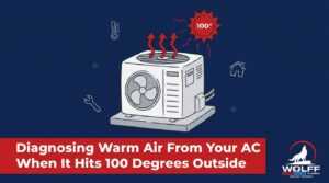 Diagnosing Warm Air From Your AC When It Hits 100 Degrees Outside — featured image