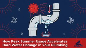 How Peak Summer Usage Accelerates Hard Water Damage in Your Plumbing — featured image