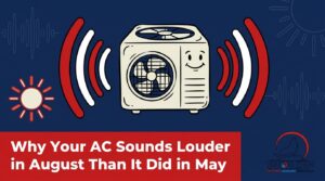 Why Your AC Sounds Louder in August Than It Did in May — featured image