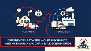 Differences Between Wolff Mechanical and National HVAC Chains: A Decision Guide — featured image