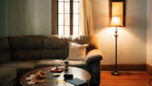 comfortable Albuquerque home interior with warm lighting and balanced indoor air