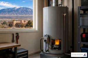 how high altitude in albuquerque affects gas water heater combustion and performance
