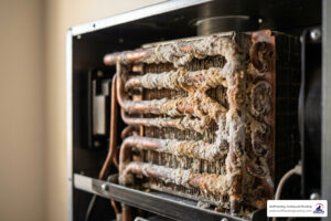 how mineral scale buildup in albuquerque hard water destroys tankless heat exchangers